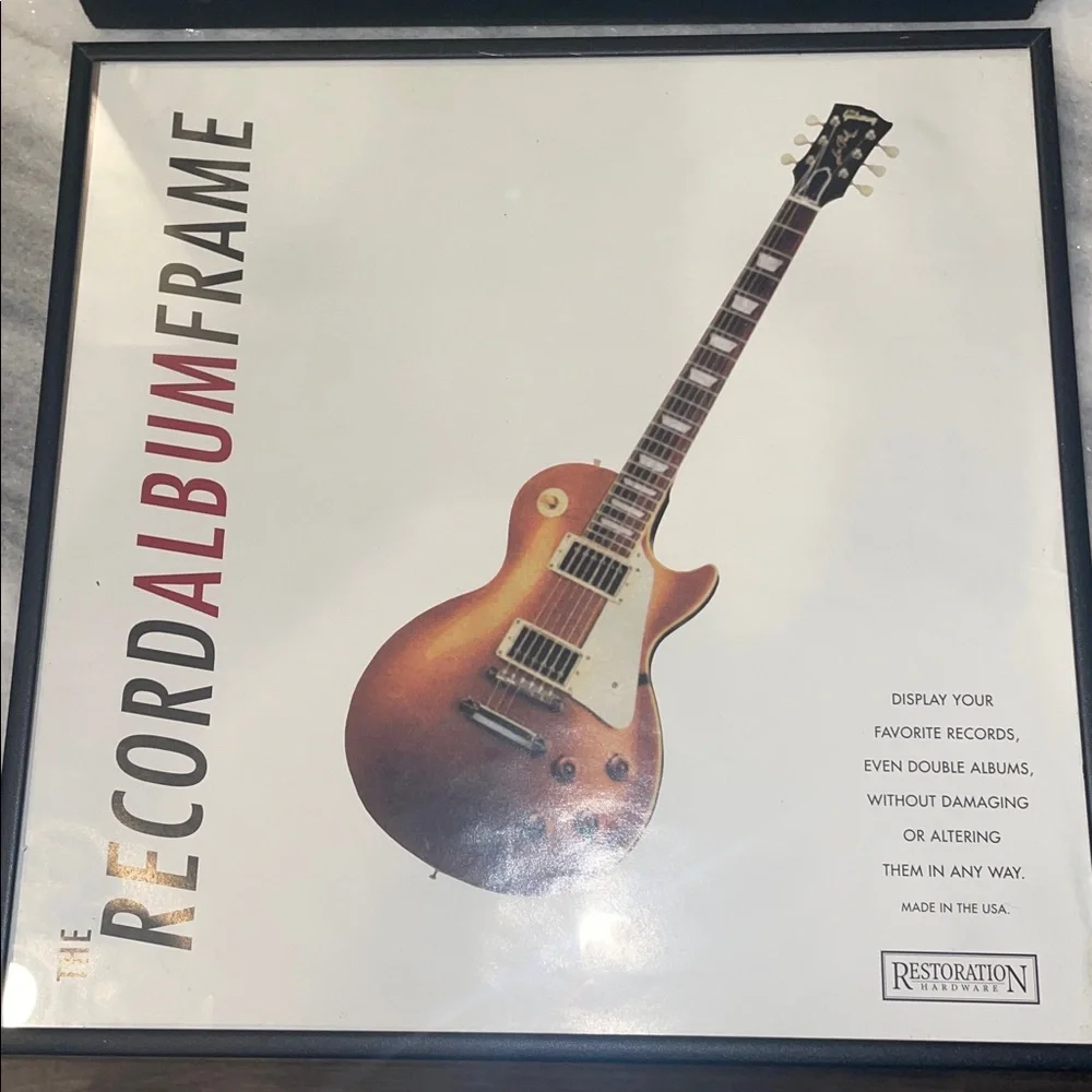 (2) Restoration Hardware Record Album Frames